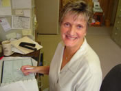 Image of Carol Haman the Secretary/Treasurer and Owner of Tampa Pallet Company