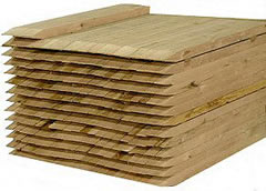 Image of a bundle of surveyor's stakes