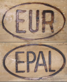 Trademark of the EUR/EPAL Euro Pallet